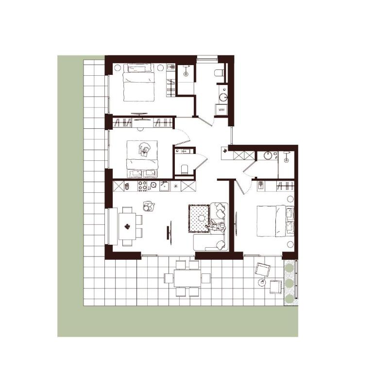 DAS AICH - Suite Aira by AA Holiday Homes - Apartment mit Terrasse - 65