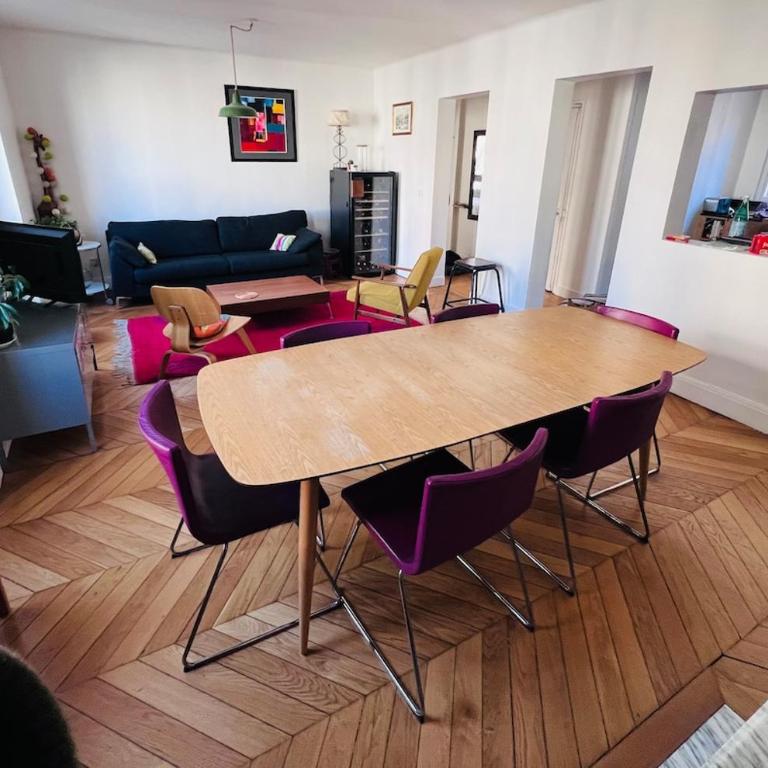 3 chambres Paris centre spacieux, calme & bien situé - Appartement 3 Chambres - 11