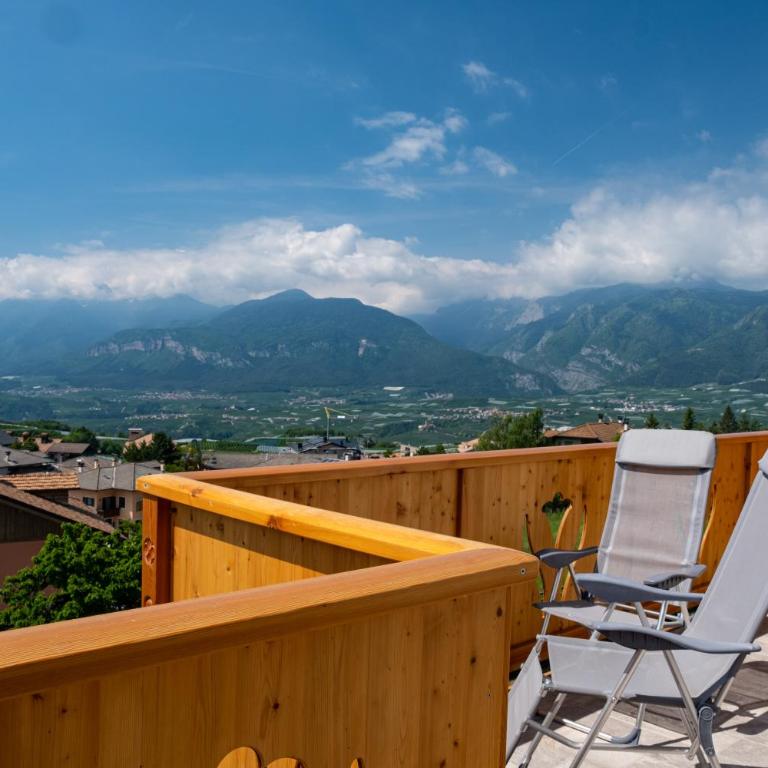 Agritur Rizzi di Inama Ugo - Apartment mit 2 Schlafzimmern und Bergblick - 8