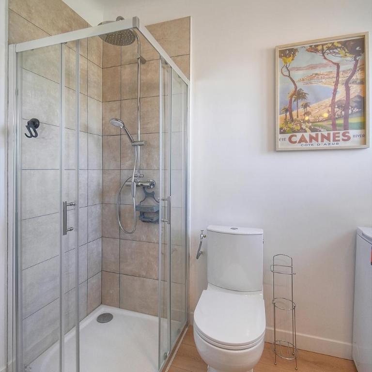 FRGK Fauvettes 1BDR Terrace, Parking, AC & Ultra-Fast Wi-Fi - Apartment mit 1 Schlafzimmer, Meerblick und Terrasse - 11