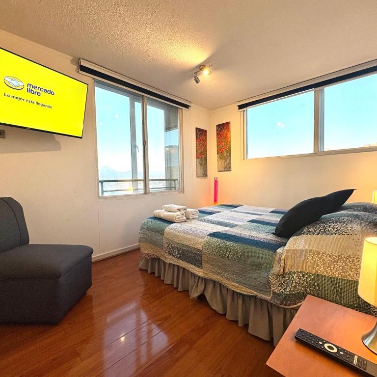Amazing view of Santiago con parking - Two-Bedroom Apartment - 1