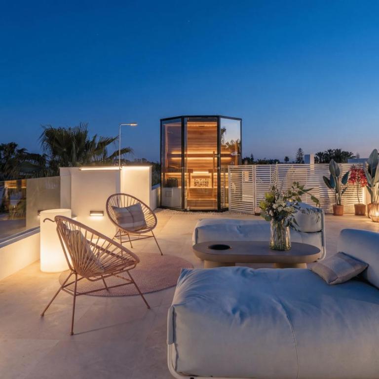 VACATION MARBELLA I Villa Fleur, Rooftop Hot Tub, Heated Pool, Sauna, Cine, GYM, Sea View, Close to The Beach - Villa - 7