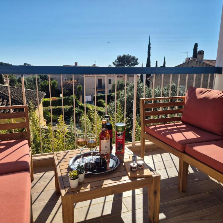 T3 neuf vue mer, à 300m de la plage, piscine et parking privé - Apartamento de 2 dormitorios - 17