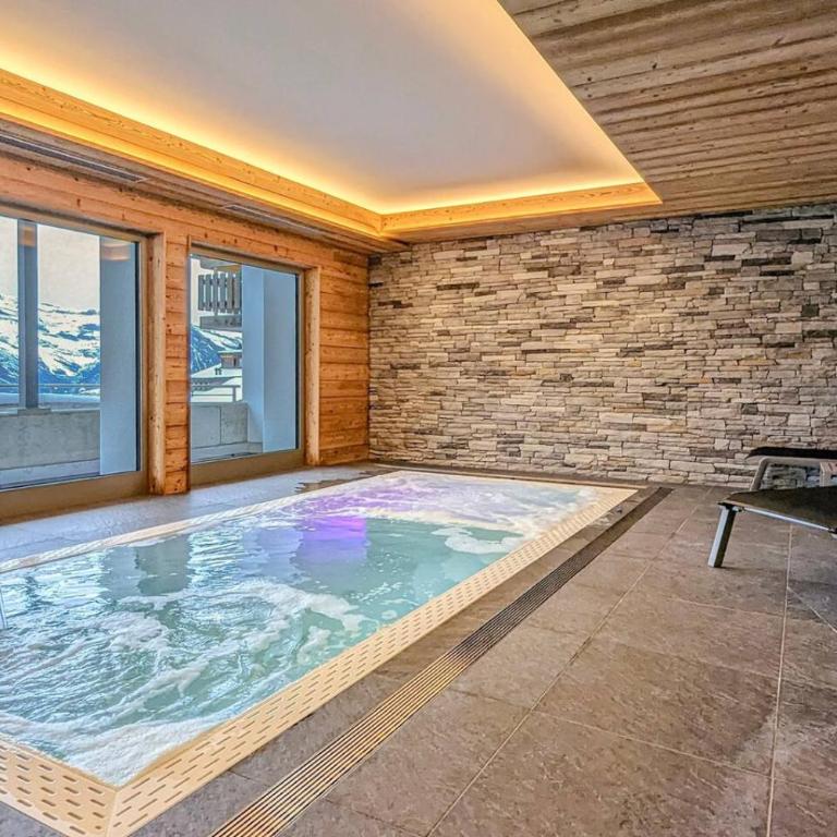 ski-in, ski-out, vue montagne, spa et sauna - Apartment - 35
