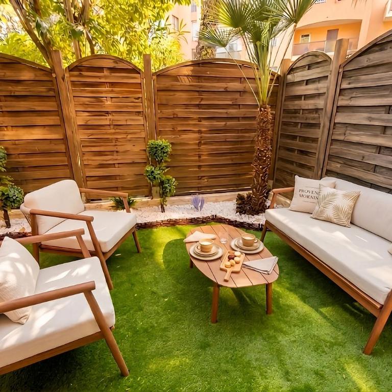 Charme de Mougins & proximité Cannes Logement idéal pour couple en séjour détente ou professionnels en déplacement - Appartement - Rez-de-Chaussée - 3