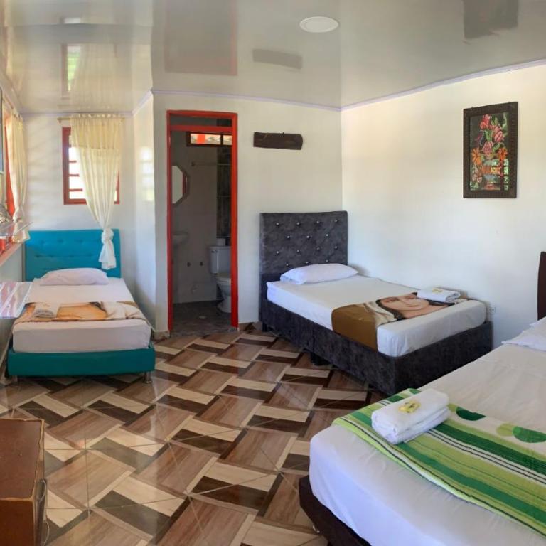 Finca Tradicional La Rochela - Habitación cuádruple - 3