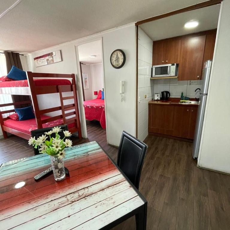 Depto en Santiago Centro con balcón y vista - parking opcional - Deluxe One-Bedroom Apartment with City View - 7