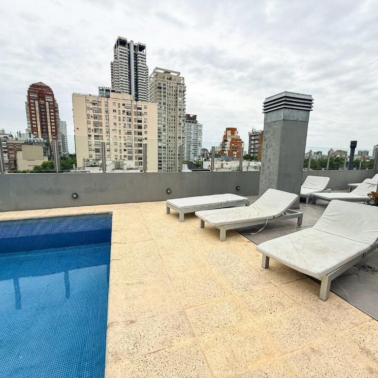 Studio in Palermo with pool - Apartamento de 1 dormitorio - 11