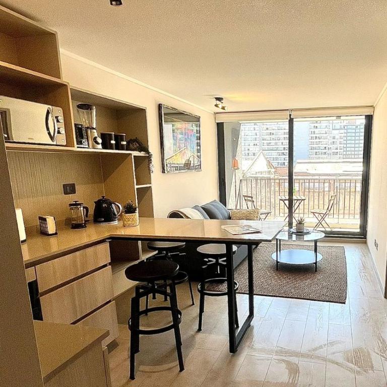 Moderno departamento en Ñuñoa, Nuevo, 4 huéspedes - Two-Bedroom Apartment - 1
