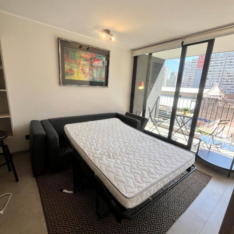 Moderno departamento en Ñuñoa, Nuevo, 4 huéspedes - Two-Bedroom Apartment - 12