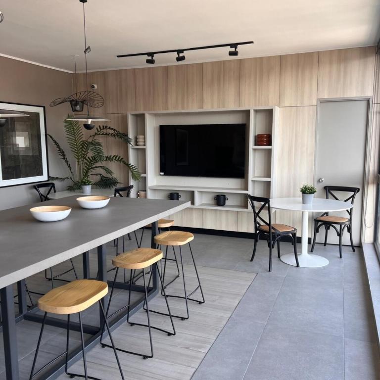 Moderno departamento en Ñuñoa, Nuevo, 4 huéspedes - Two-Bedroom Apartment - 14