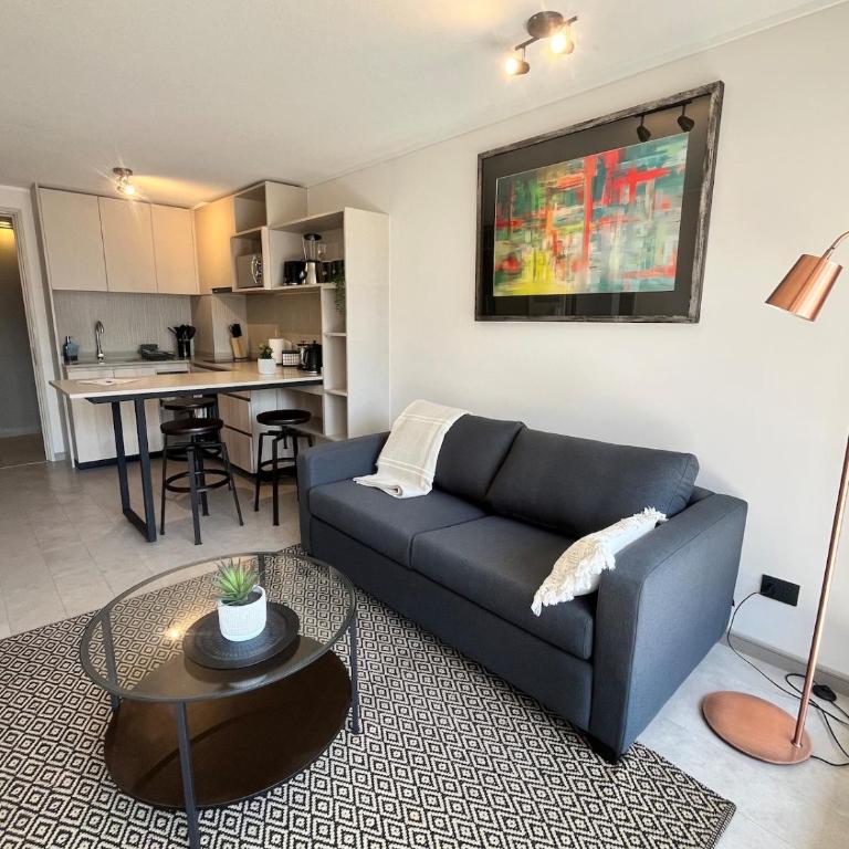 Moderno departamento en Ñuñoa, Nuevo, 4 huéspedes - Two-Bedroom Apartment - 18