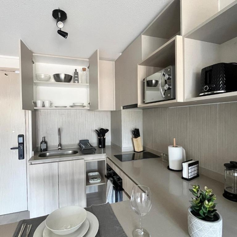 Moderno departamento en Ñuñoa, Nuevo, 4 huéspedes - Two-Bedroom Apartment - 19