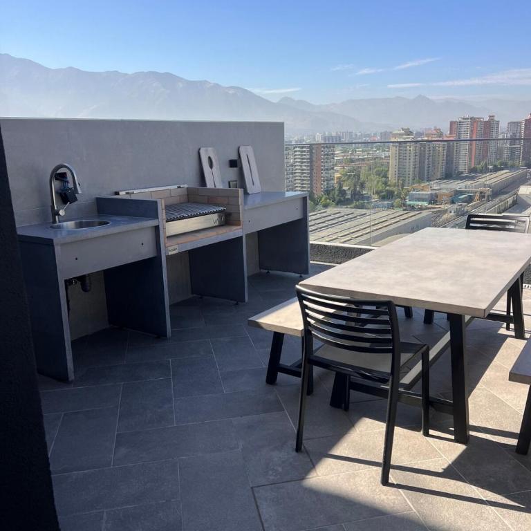 Moderno departamento en Ñuñoa, Nuevo, 4 huéspedes - Two-Bedroom Apartment - 21