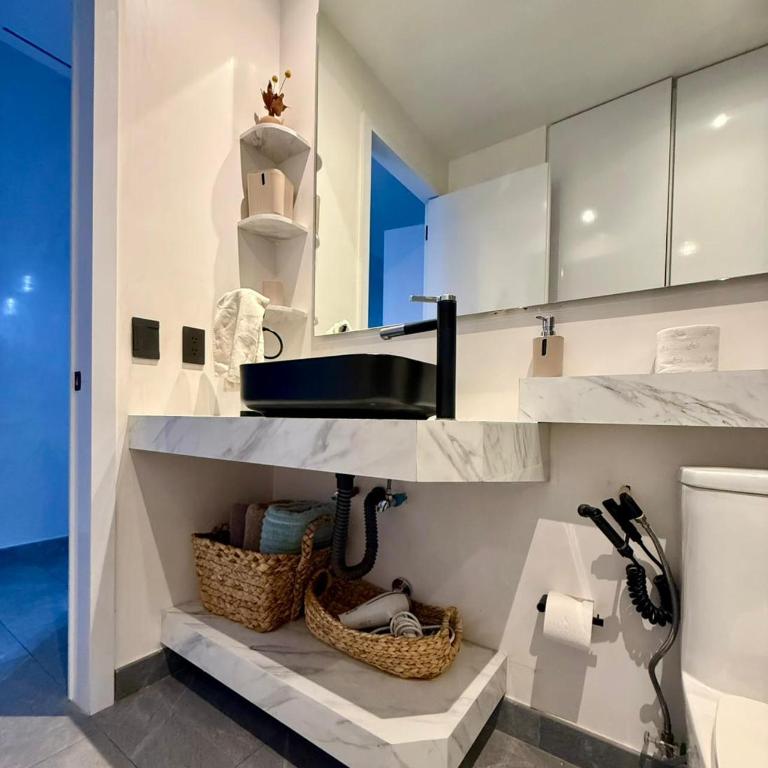 Stylish Loft for 4 Reforma CDMX Ideal Long Stay - Apartamento de 1 dormitorio - 6