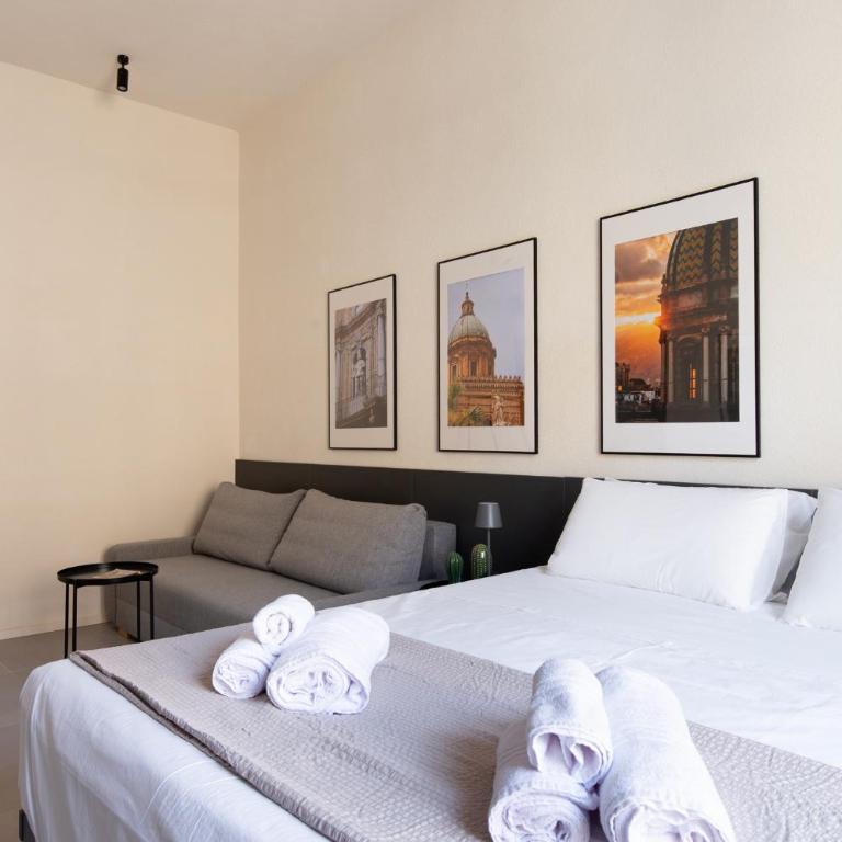 Palermo Holiday House - Suite & Rooms, Centro Politeama - Two-Bedroom Apartment with Balcony - 11