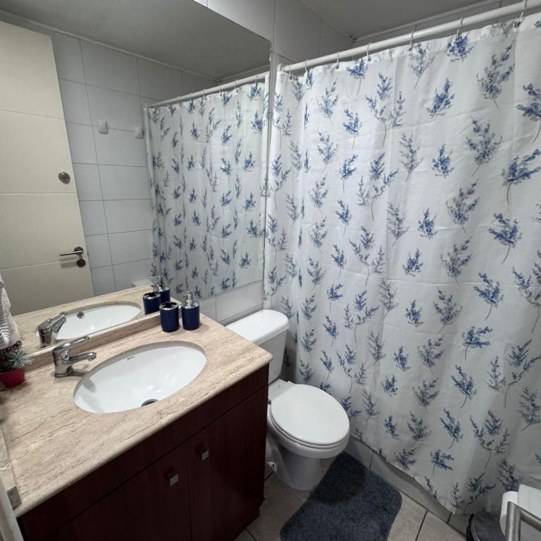 Depto en Santiago Centro con balcón y vista - parking opcional - Three-Bedroom Deluxe Apartment - 14