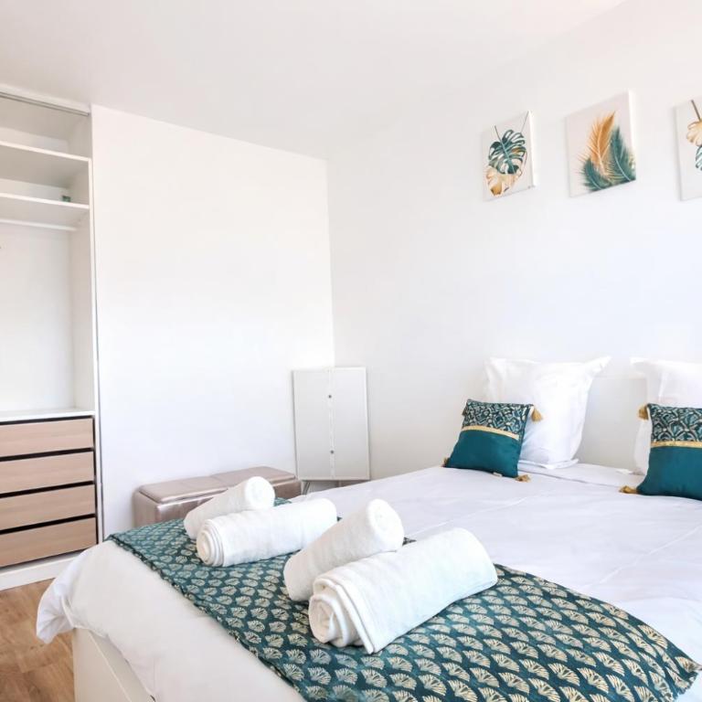 DisneyLand & Val D'Europe - 2 mins from Train Station - Cocon Garonne - Apartment mit 1 Schlafzimmer - 8