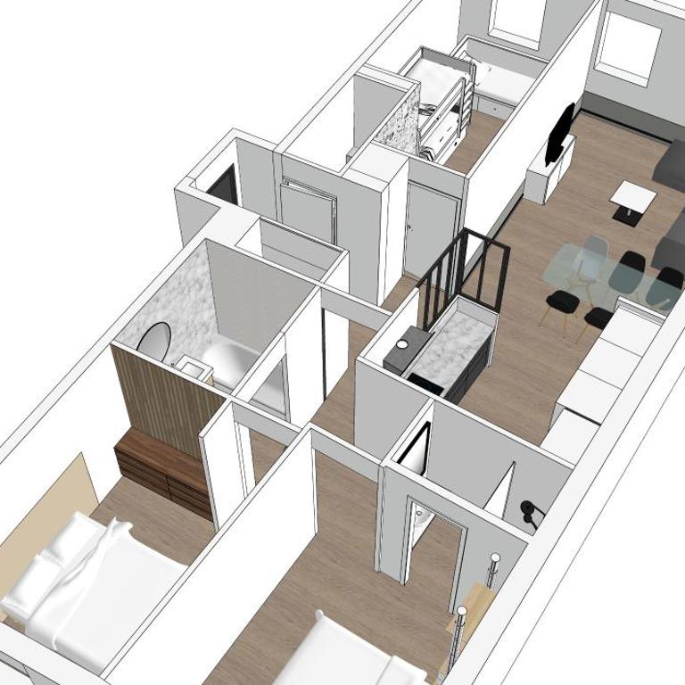 La Serrisienne 1 - Val d'Europe - Disneyland Paris - 7 à 9 Personnes - Apartamento de 3 dormitorios - 31