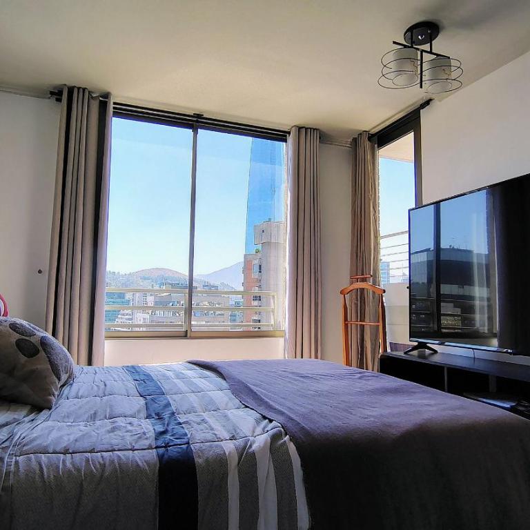 Agradable Cercano a Costanera Center con A/C - Apartamento - 1