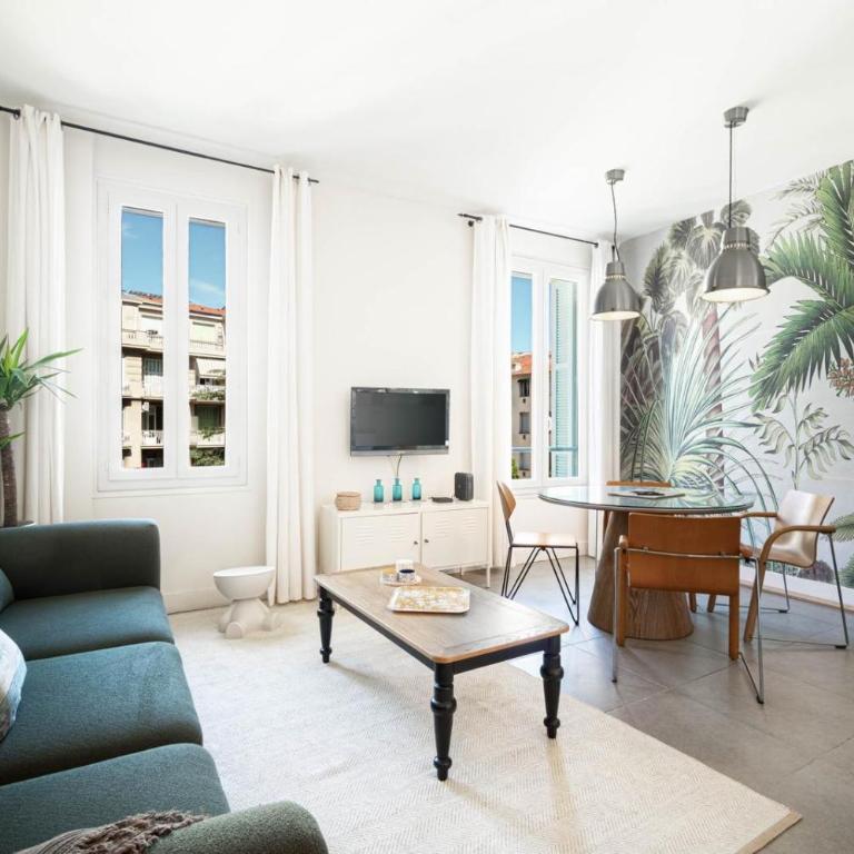Appartement 2 Chambres climatisées au Carré d Or Nice à 5 min des Plages et de la Promenade des Anglais dans un environnement Calme - Appartement 2 Chambres - 1