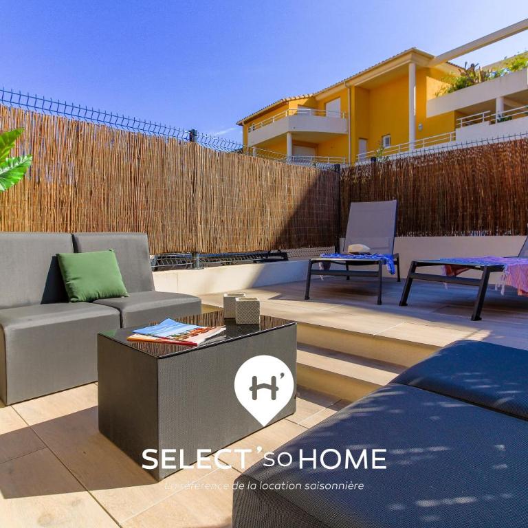 SELECT'soHOME - Résidence Le Poséidon - Mazet en Duplex - Prestations de qualité & Services Hôteliers, Parking privé - POS-E - Two-Bedroom Apartment - 3