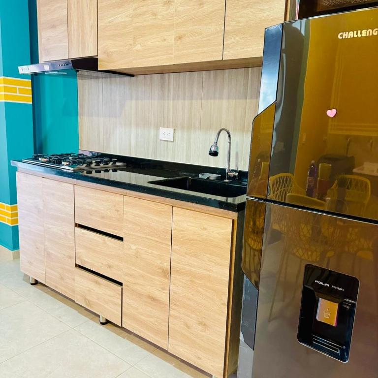 Escápate Refugio Colorido Jacuzzi & Vista al Llano - Two-Bedroom Apartment - 19