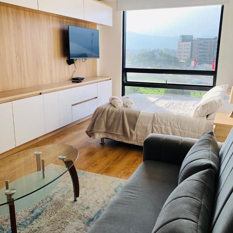 GV Aparta Suites - Centro Chía - Apartamento con vistas a la ciudad - 4