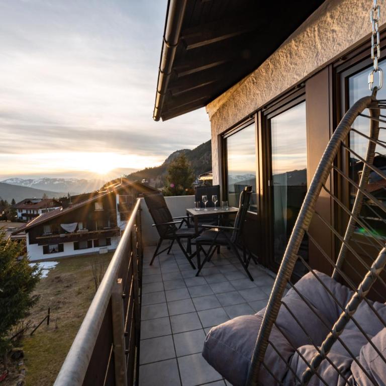 Bergnest Iseler mit Panoramablick - Apartment mit 1 Schlafzimmer - 15