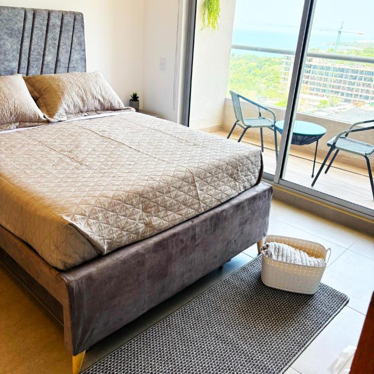 Loft frente al Mar piso 11 Santa Marta - Apartamento de 1 dormitorio - 12