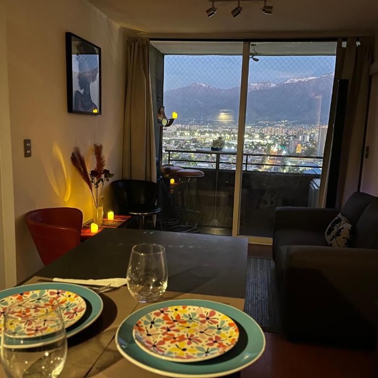 Amazing view of Santiago con parking - Two-Bedroom Apartment - 20