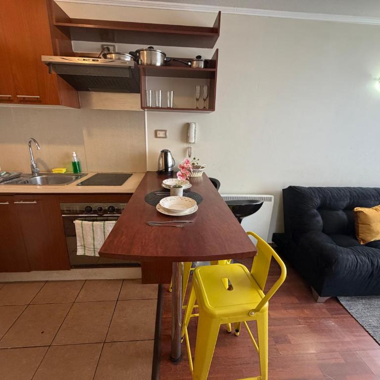 Depto con Estacionamiento Metro La Moneda - One-Bedroom Apartment - 8