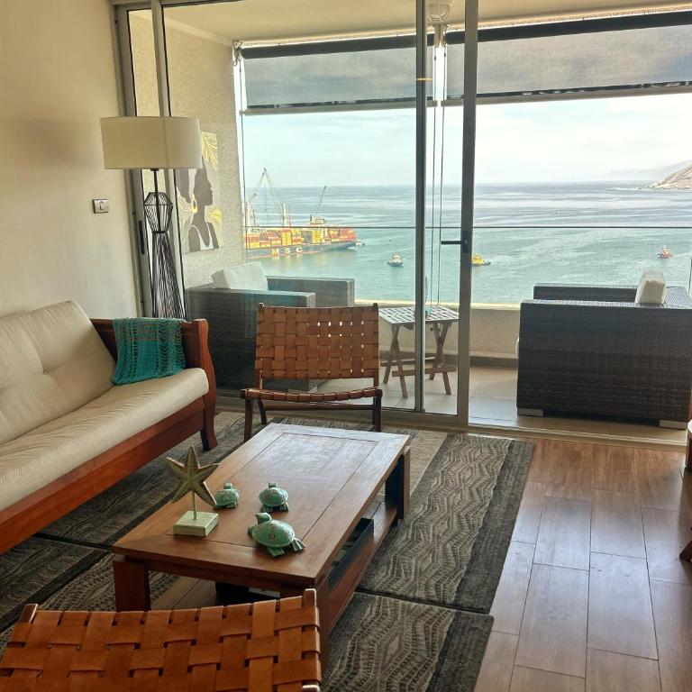 Suite Premium con panorámica vista al mar de Iquique - One-Bedroom Apartment - Oceanfront - 14