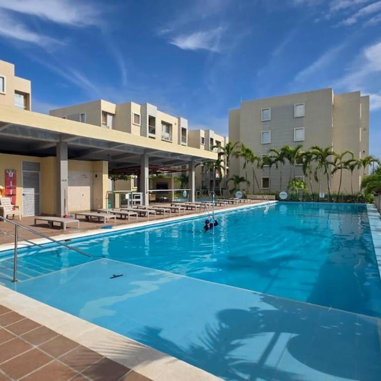 Oasis Caribeño cerca de la Playa - Two-Bedroom Apartment with Balcony - 5