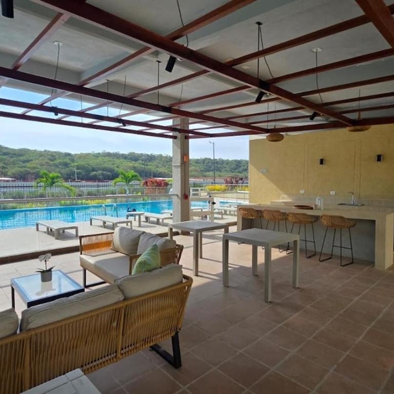 Oasis Caribeño cerca de la Playa - Two-Bedroom Apartment with Balcony - 24