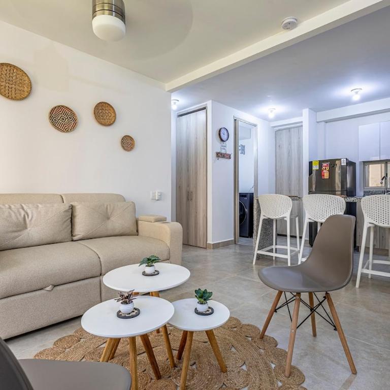 Oasis Caribeño cerca de la Playa - Two-Bedroom Apartment with Balcony - 44