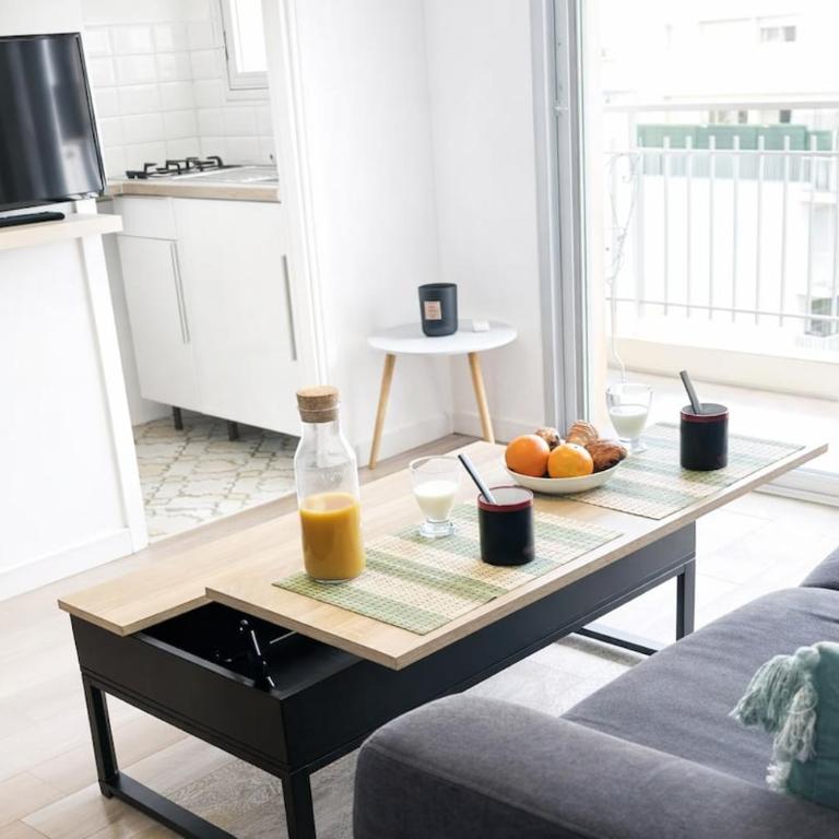 Coeur de Juan - Studio, 4P, PK, AC, centre & plage - Familienstudio - 8