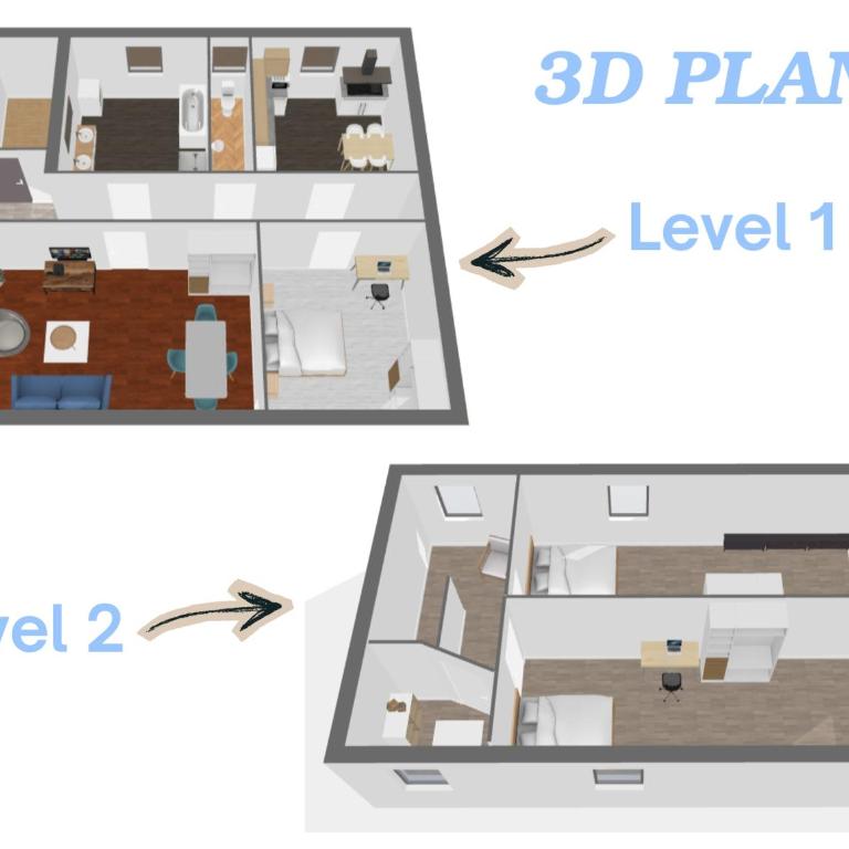 Le Duplex 1900 - Apartment mit 3 Schlafzimmern - 3