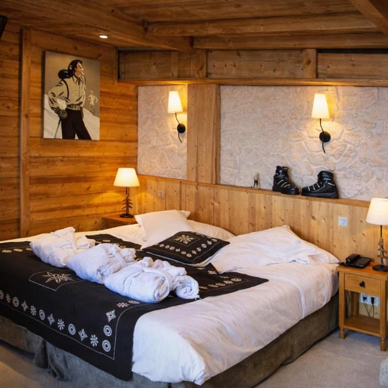 Hôtel Chalet Alpage - Chambre Familiale avec Douche - 1