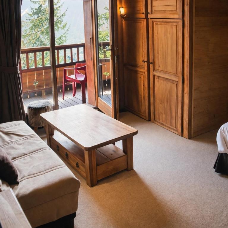 Hôtel Chalet Alpage - Chambre Familiale avec Douche - 3