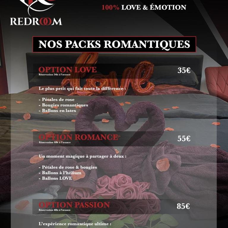 Redroom Spa privatif & nuit romantique à deux - Appartement 1 Chambre - 19
