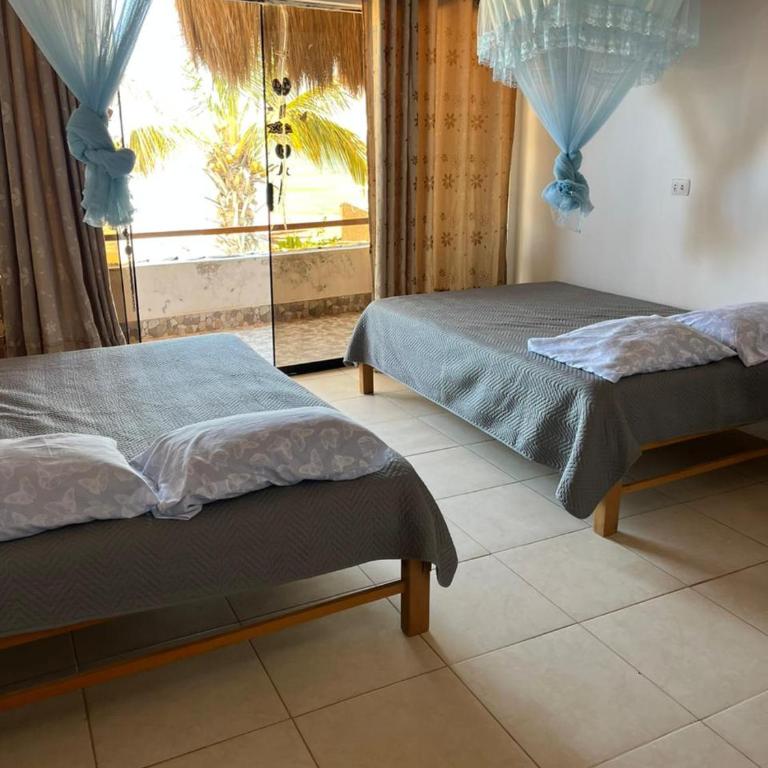 Lobitos Surf - Habitación Doble con vistas al mar - 2 camas - 5