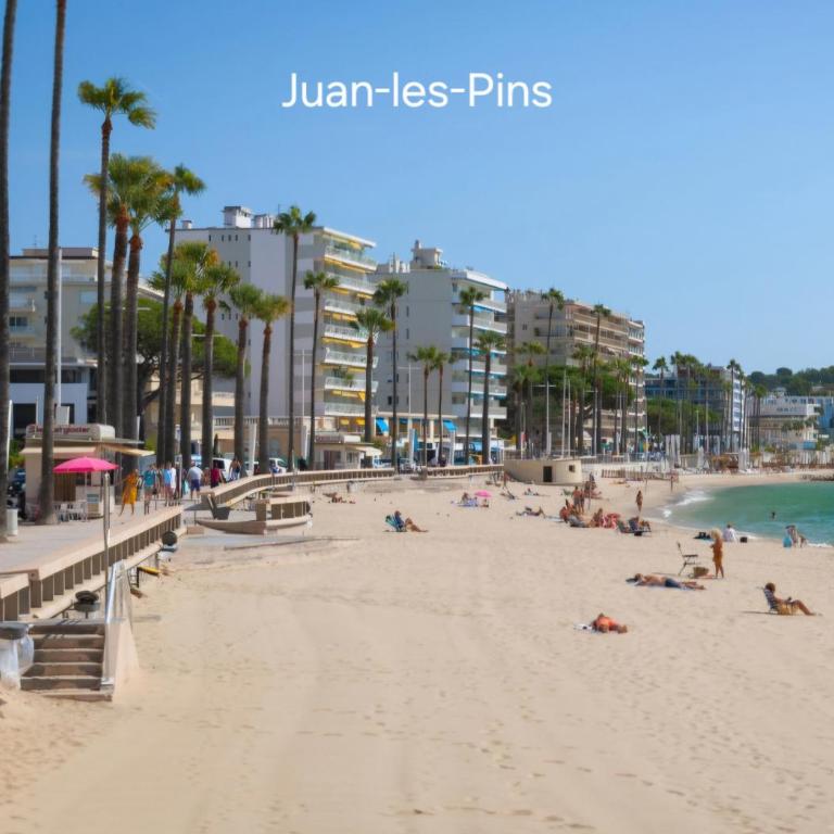 Studio Sun-Beach avec parking et jardin - 500m des plages de Juan Les Pins - One-Bedroom Apartment - 22