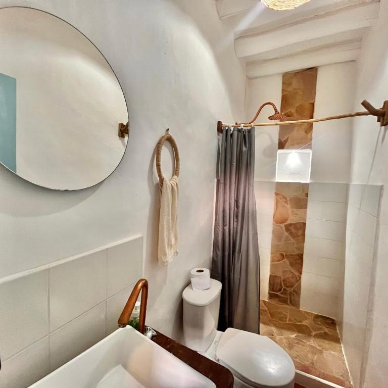 Casa Quintanilla Barichara - Double Room with Park View - 5