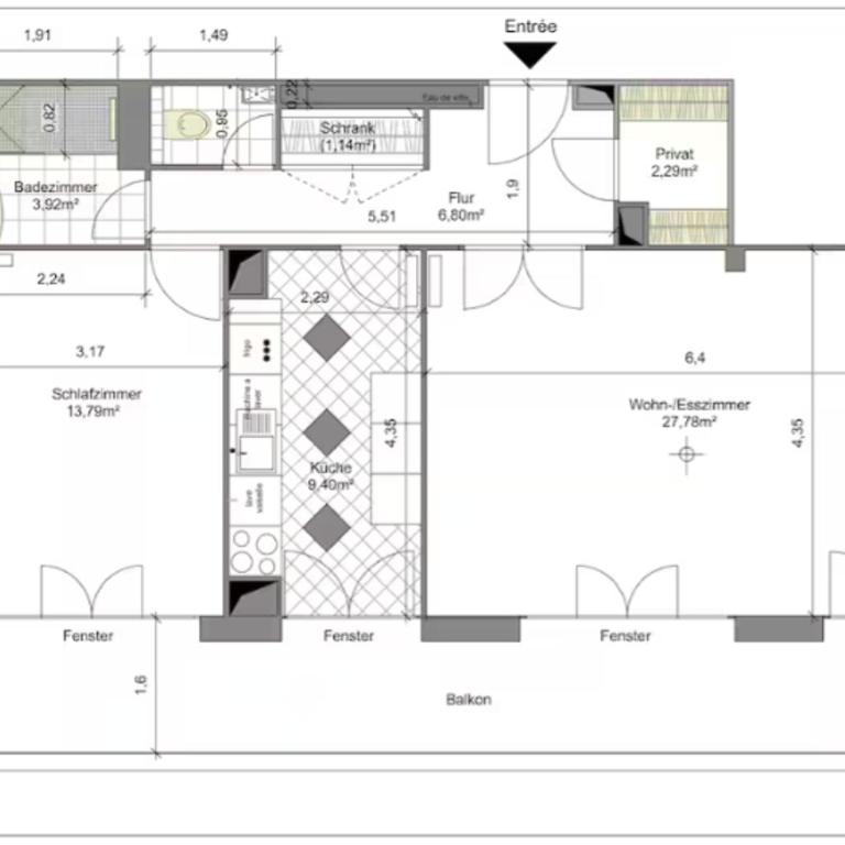 Hochwertiges Meerblick Apartment Antibes - Balkon - Apartment mit 1 Schlafzimmer - 4