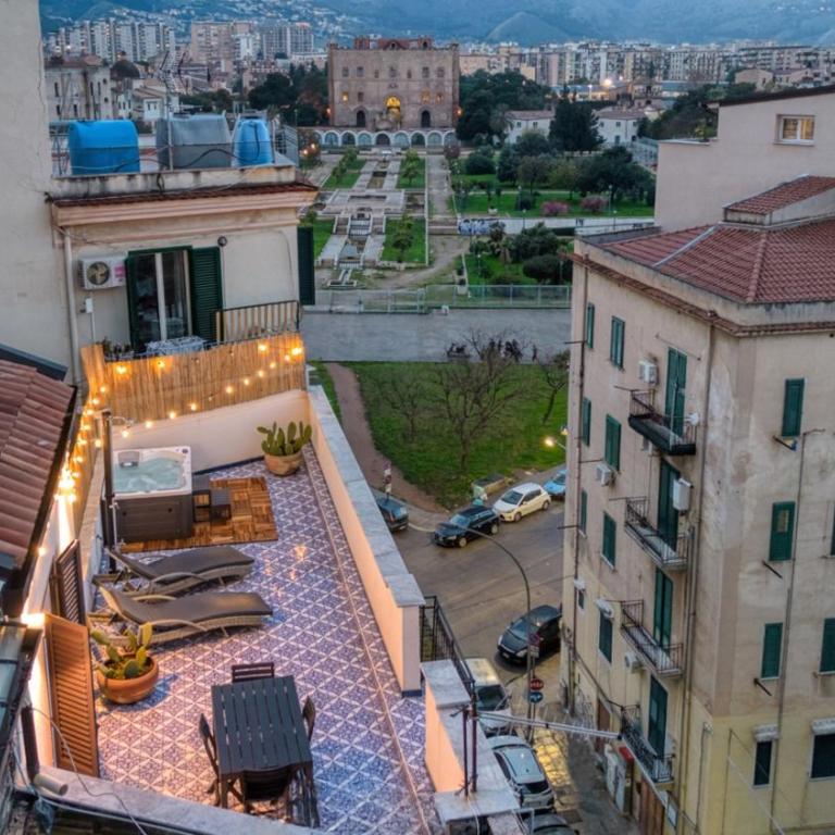 Zisa Top Romantic Terrace & Private outdoor Jacuzzi - Two-Bedroom Apartment - 5