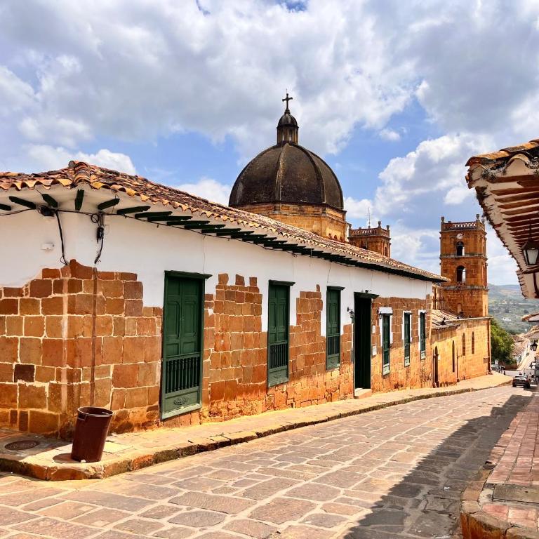 Casa Quintanilla Barichara - Double Room with Park View - 9