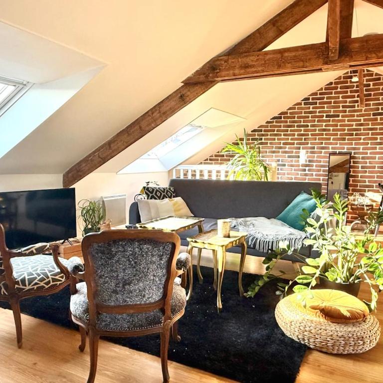 Charmant Duplex proche de la gare et du centre ville Rennes - Appartement 1 Chambre - 15