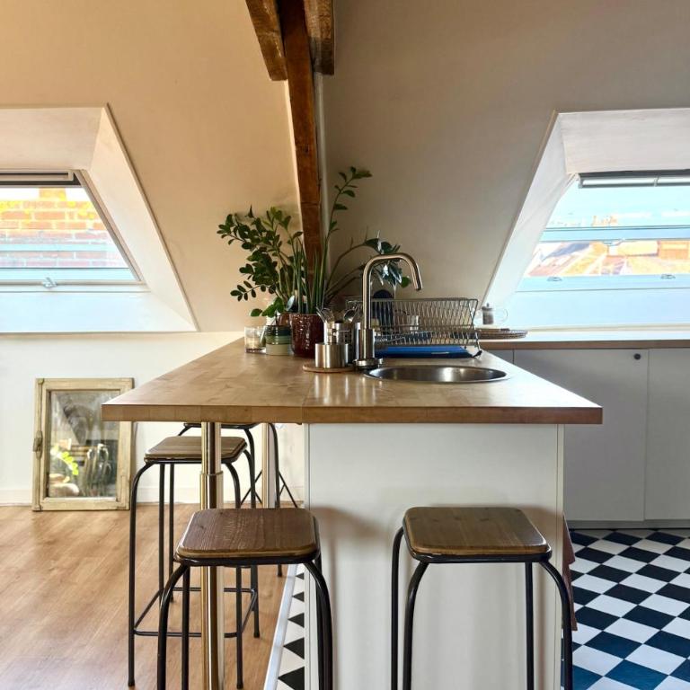 Charmant Duplex proche de la gare et du centre ville Rennes - Appartement 1 Chambre - 25