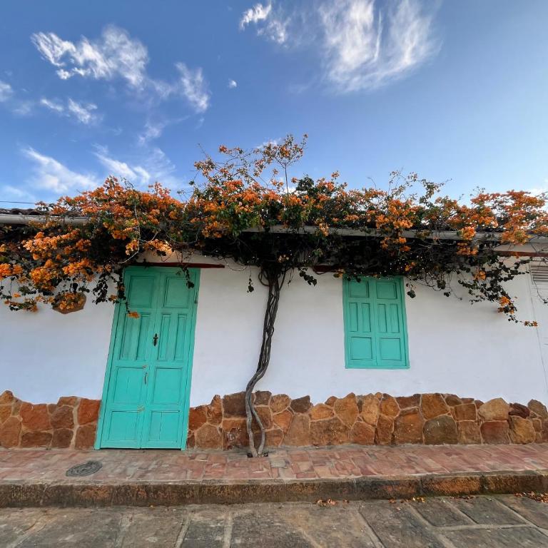 Casa Quintanilla Barichara - Double Room with Park View - 10